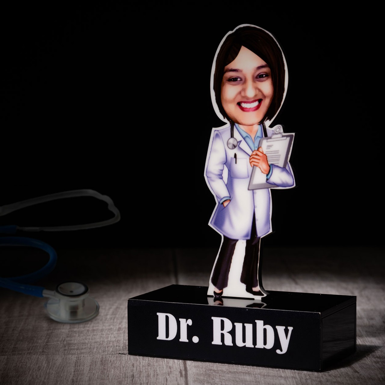 Personalized Doctor Caricature For Female