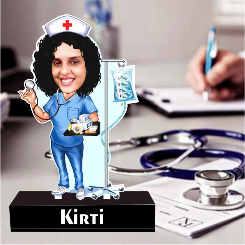 Personalized Nurse Caricature