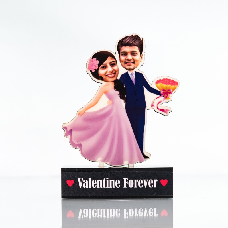 Personalized Valentine Forever Caricature