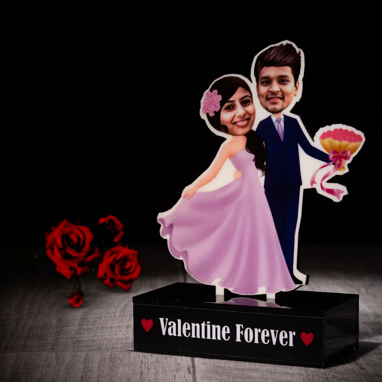 Personalized Valentine Forever Caricature