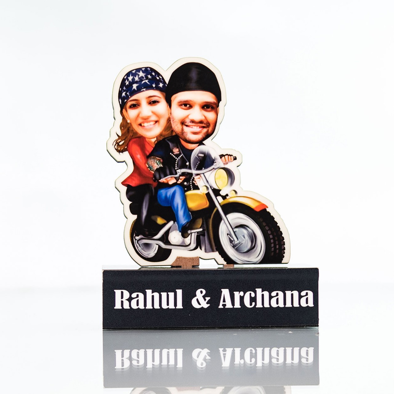 Personalized Travel Loving Couple Caricature
