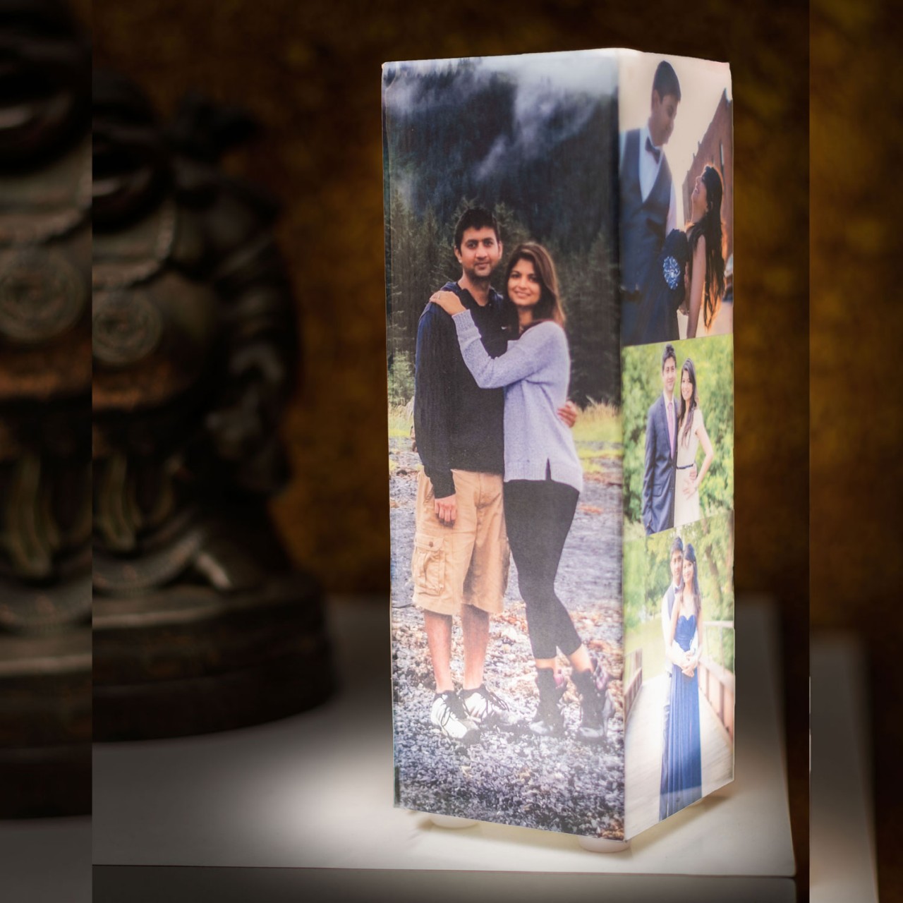 Personalized Photo Tower Lamp