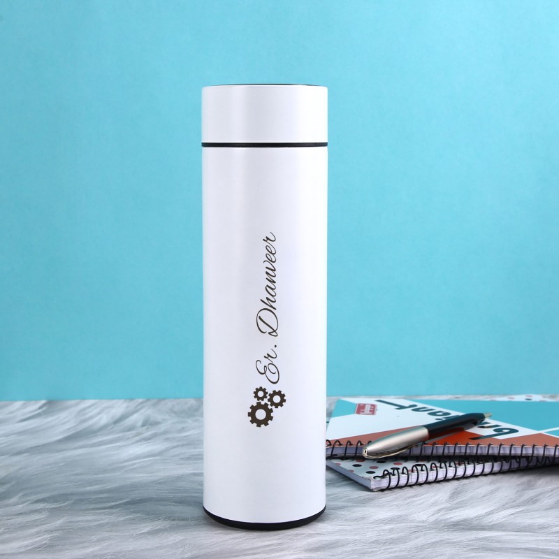 Smart Temperature Bottle For Engineer - White