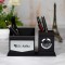 Personalized Pen Holder With Clock For Engineers