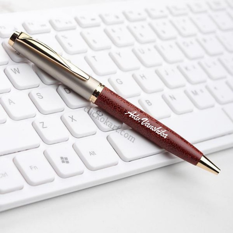 Personalized Metallic Ball Pen For Advocates