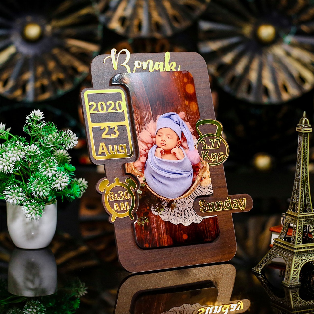 Personalized Wooden Photo Frame For Kids