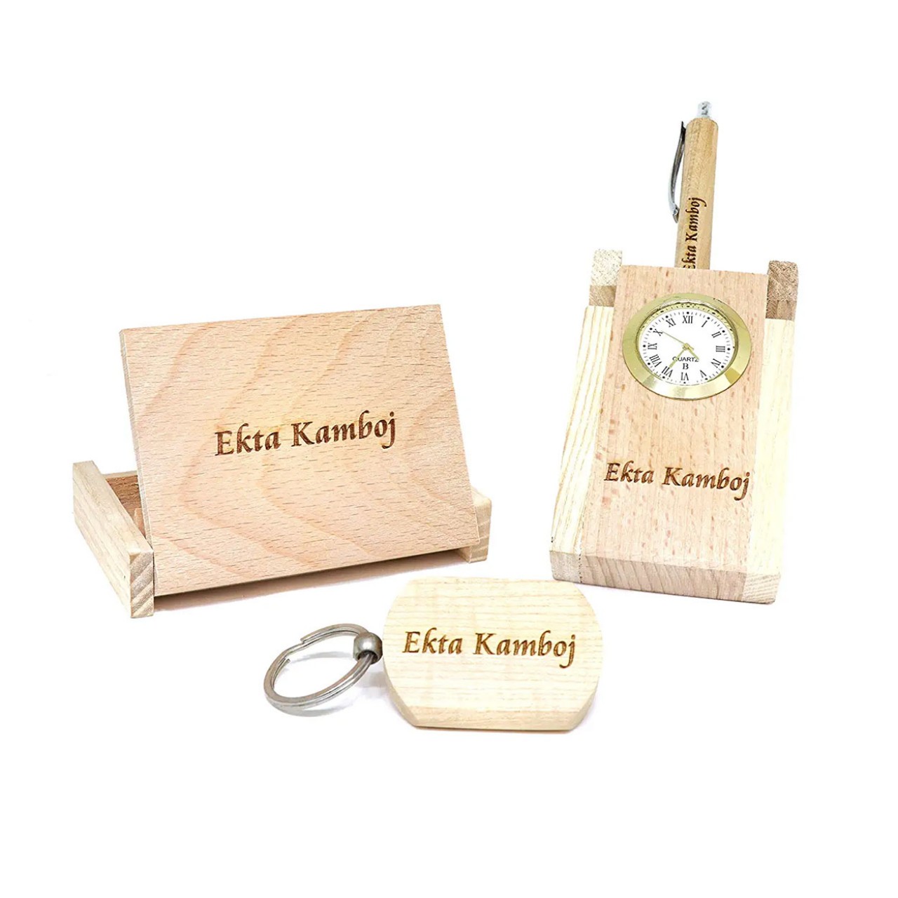 Personalized Wooden Gift Set