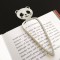 Smiling Panda Metallic Clip-on Bookmark