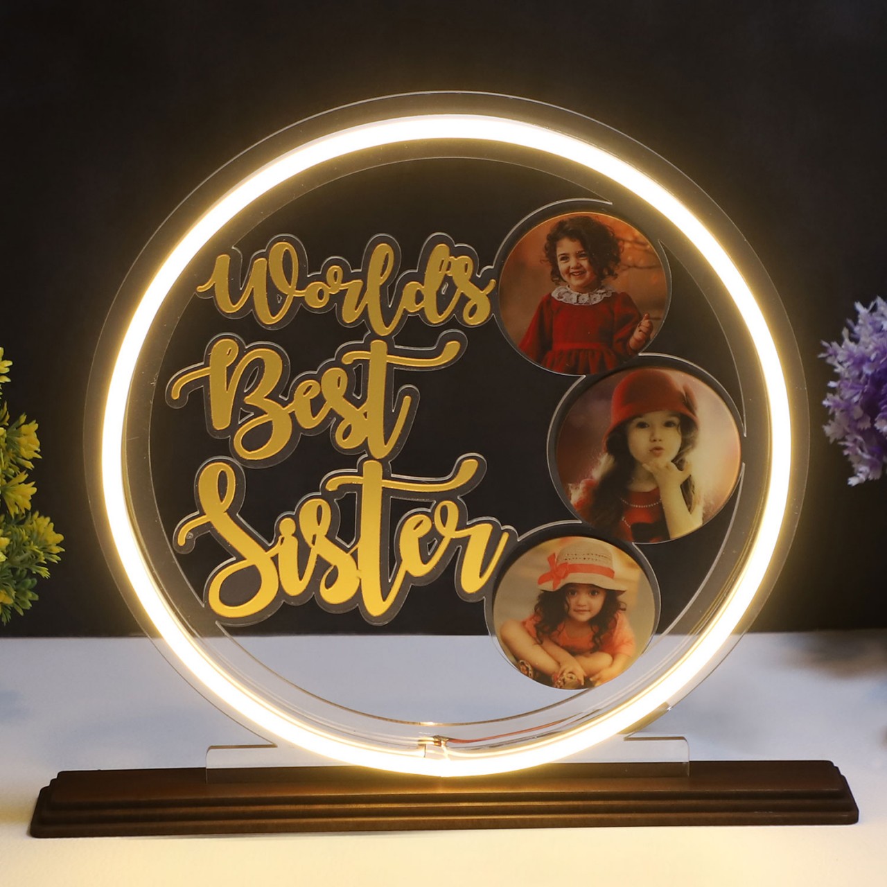 Personalized Best Sister Neon LED Lamp