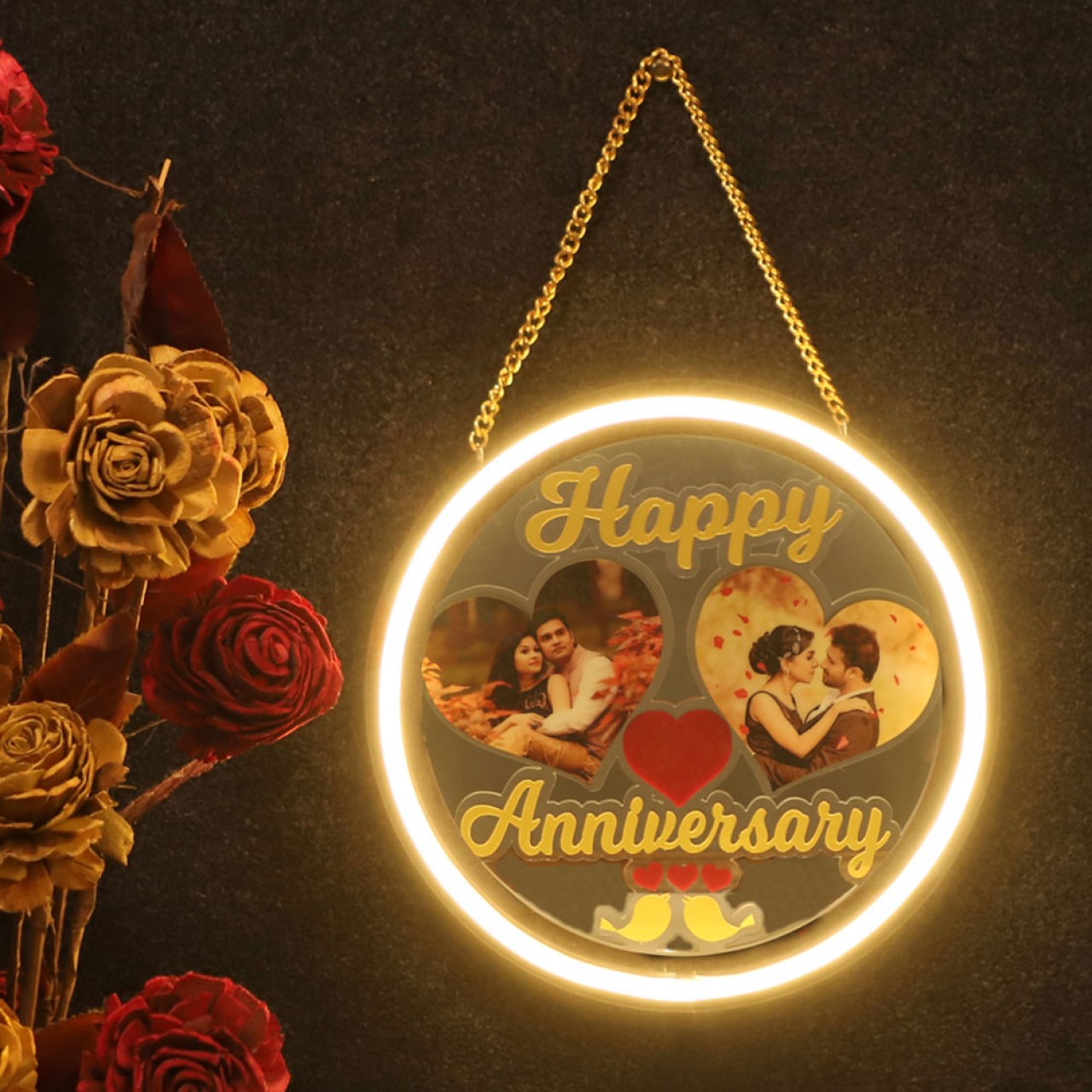 Personalized Anniversary Neon LED Lamp