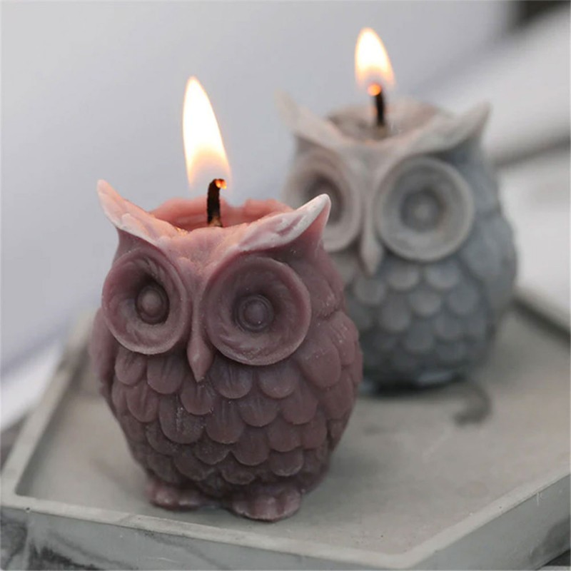 Owl Shaped Scented Candle