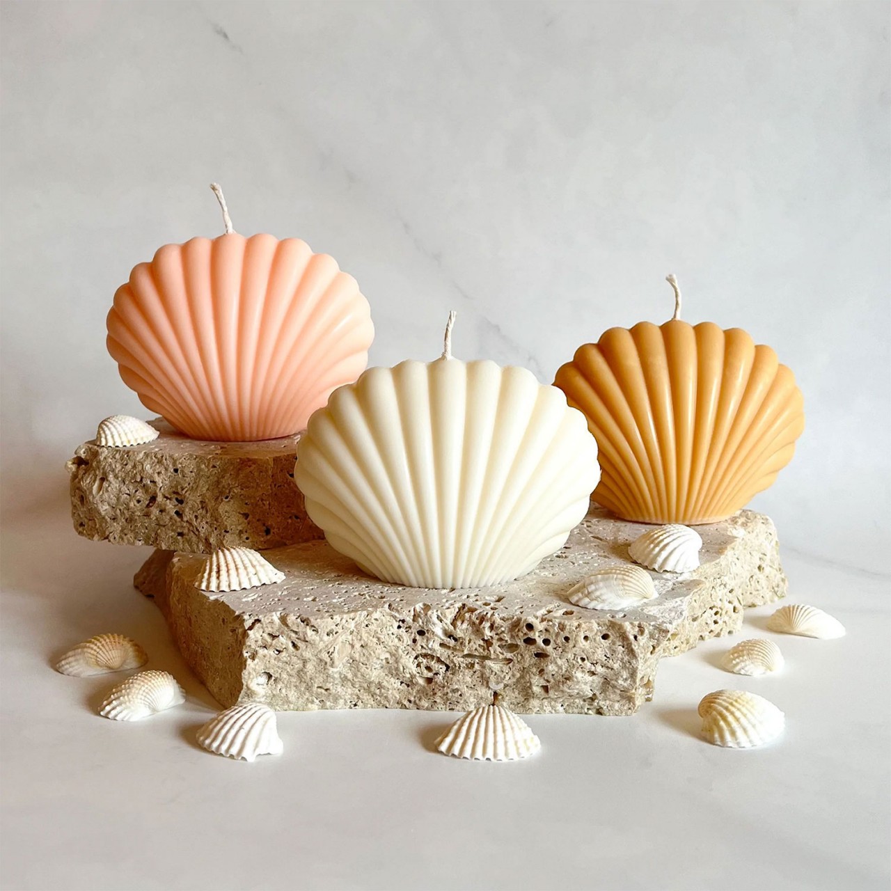 Mini Sea Shell Scented Candle