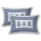 Classic Cotton Blue Block Printed Bedsheet Set