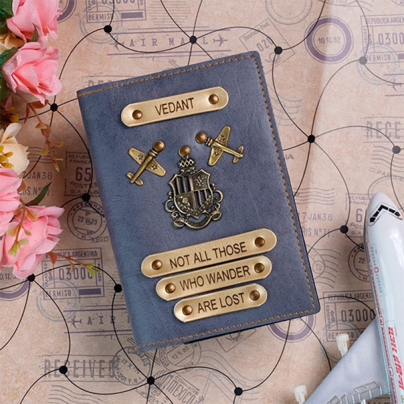 Customized Passport Cover With Quotes