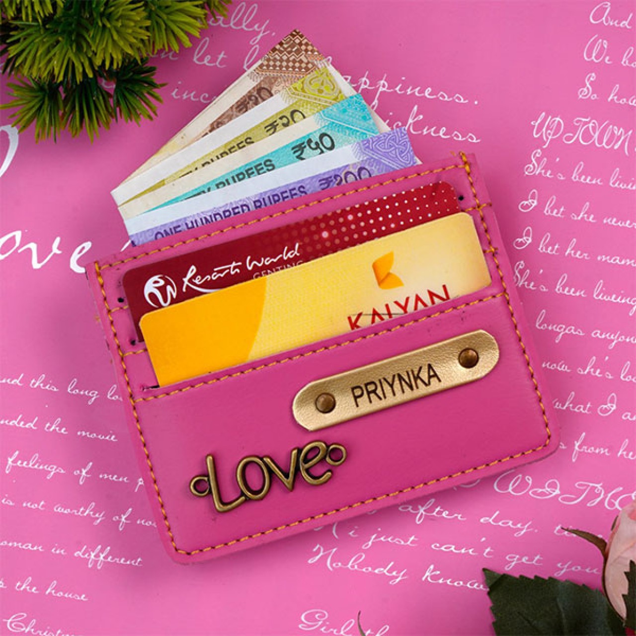 Personalized Minimalistic Card Holder