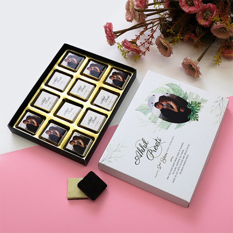 Personalized Chocolate Box For Anniversary