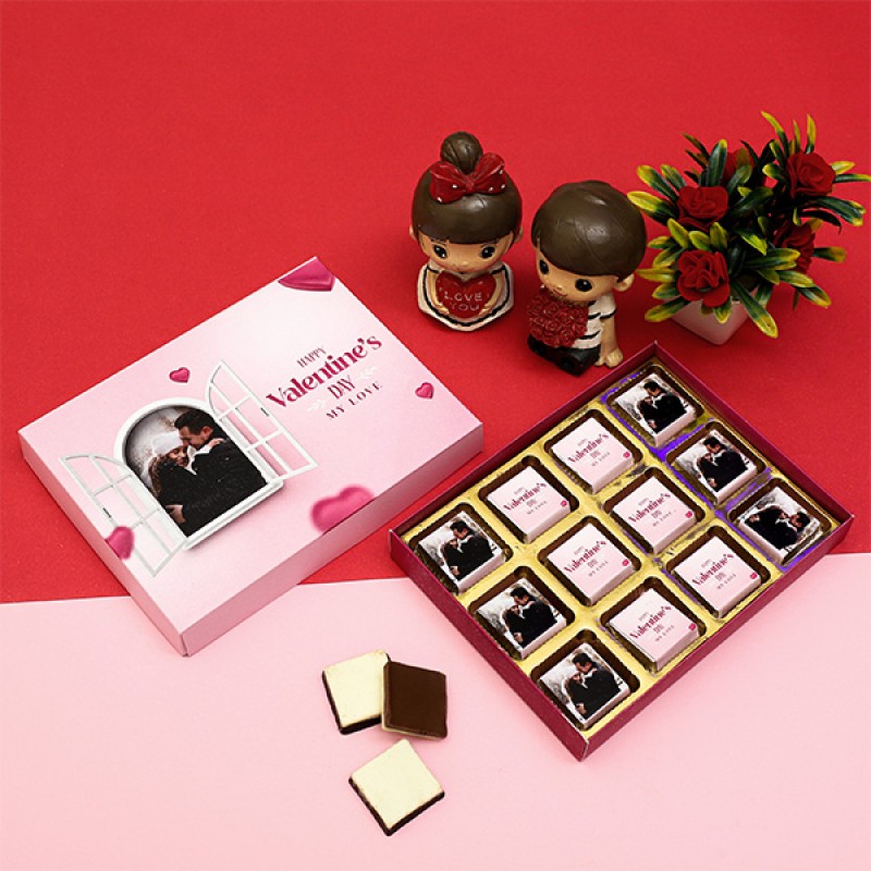 Personalized Valentine's Day Chocolate Box