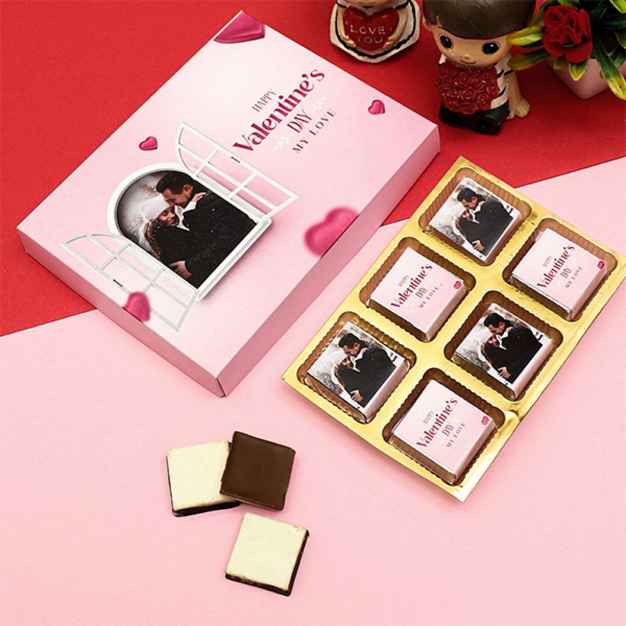 Personalized Valentine's Day Chocolate Box