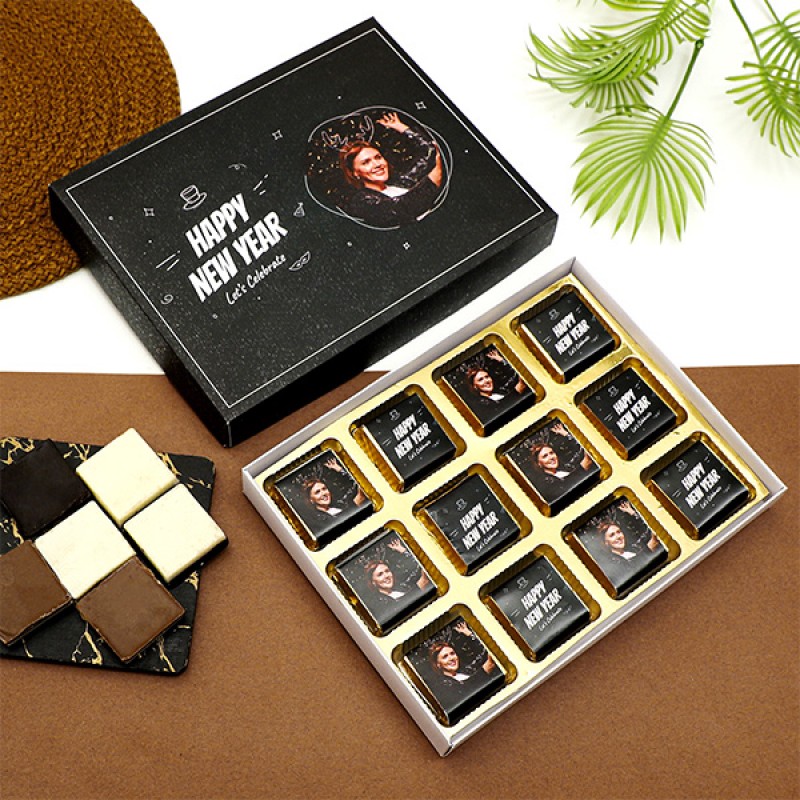 Personalized New Year Chocolate Box