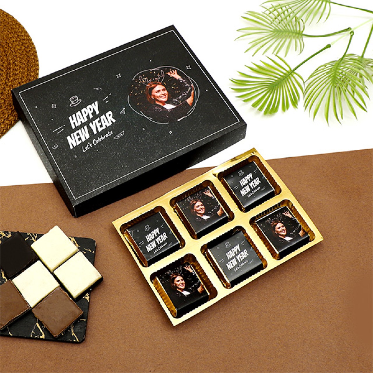 Personalized New Year Chocolate Box