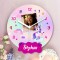 Personalized Unicorn Wall Clock With Name & Photo