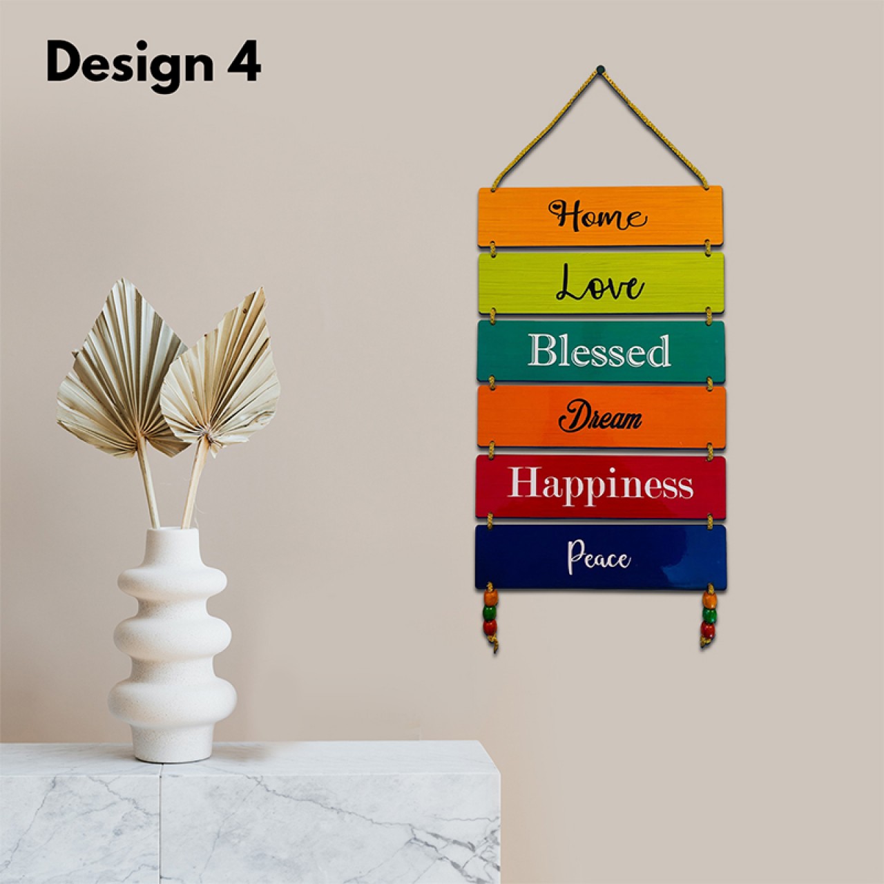 Perfect Home Multi-Layered Wooden Wall Hanging