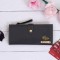 Personalized Clutch With Name & Charm - Grey