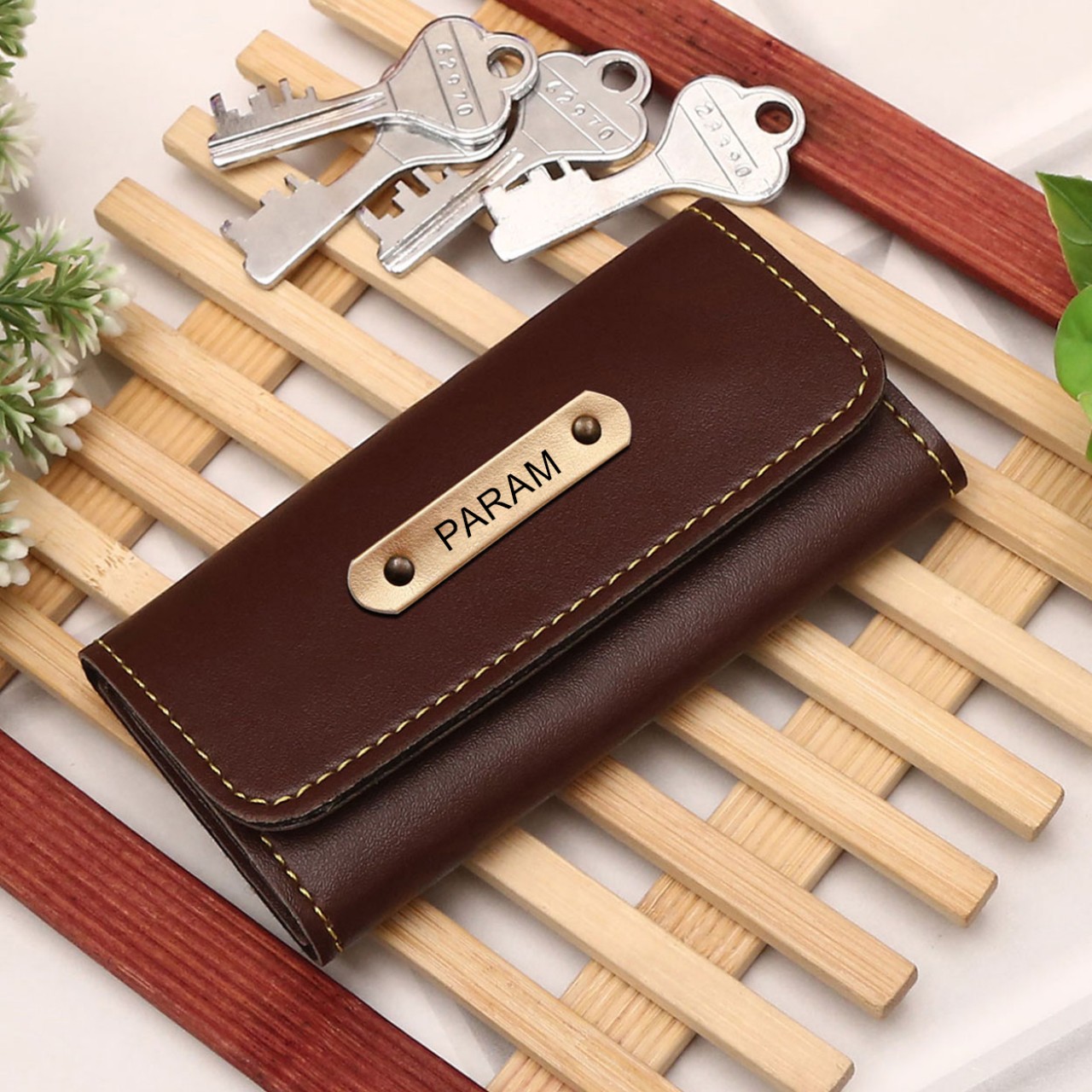 Personalized Key Case With Name