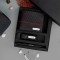 Personalized Black Wallet Keychain & Pen Gift Set