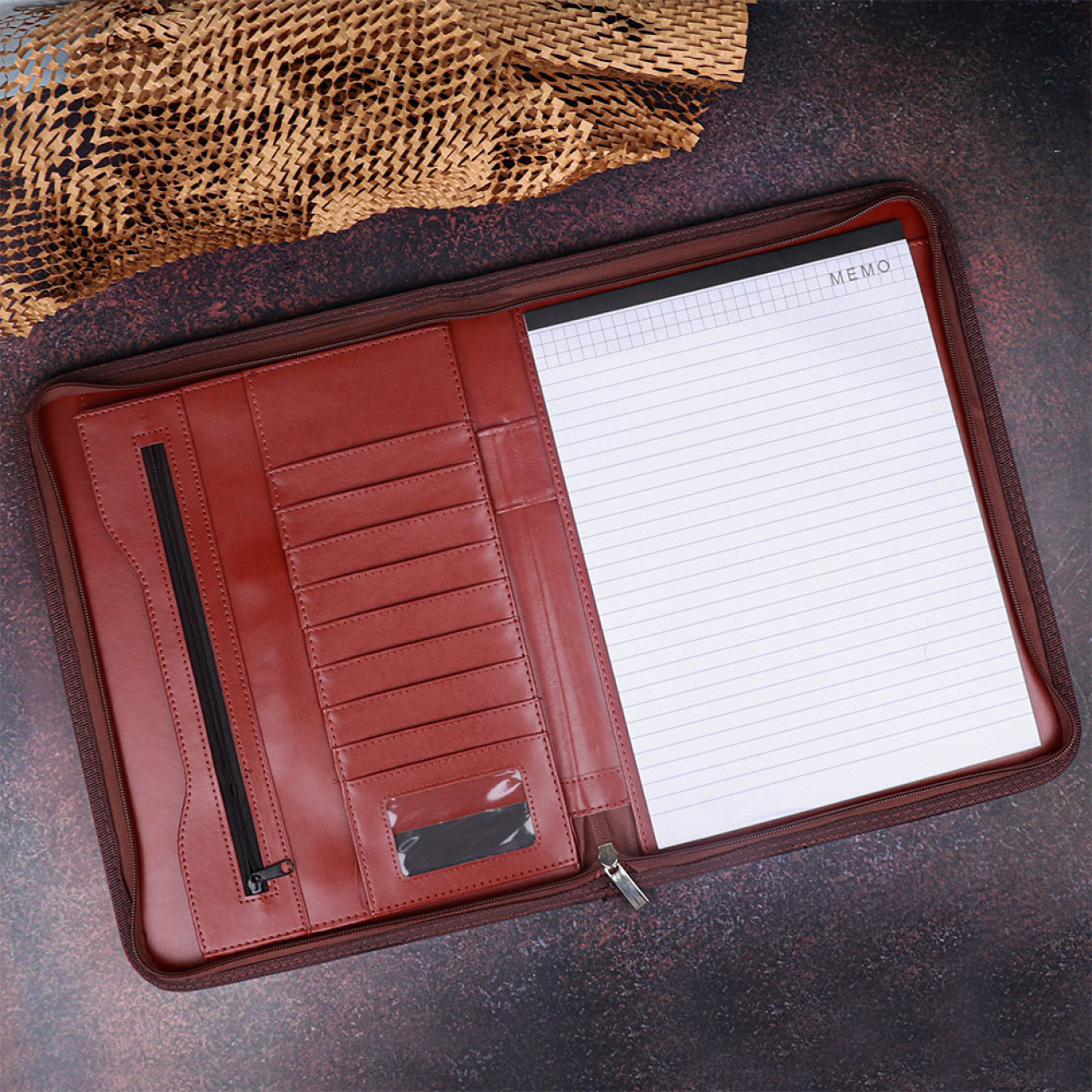 Personalized Leatherette Multi-Utility Folder