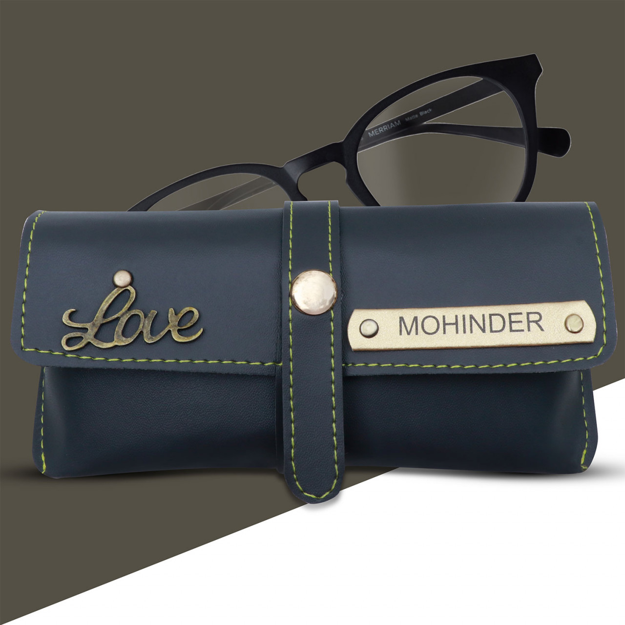 Personalized Eyewear Case With Name & Charm