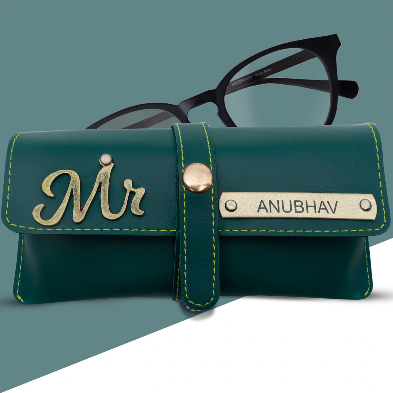 Personalized Eyewear Case With Name & Charm