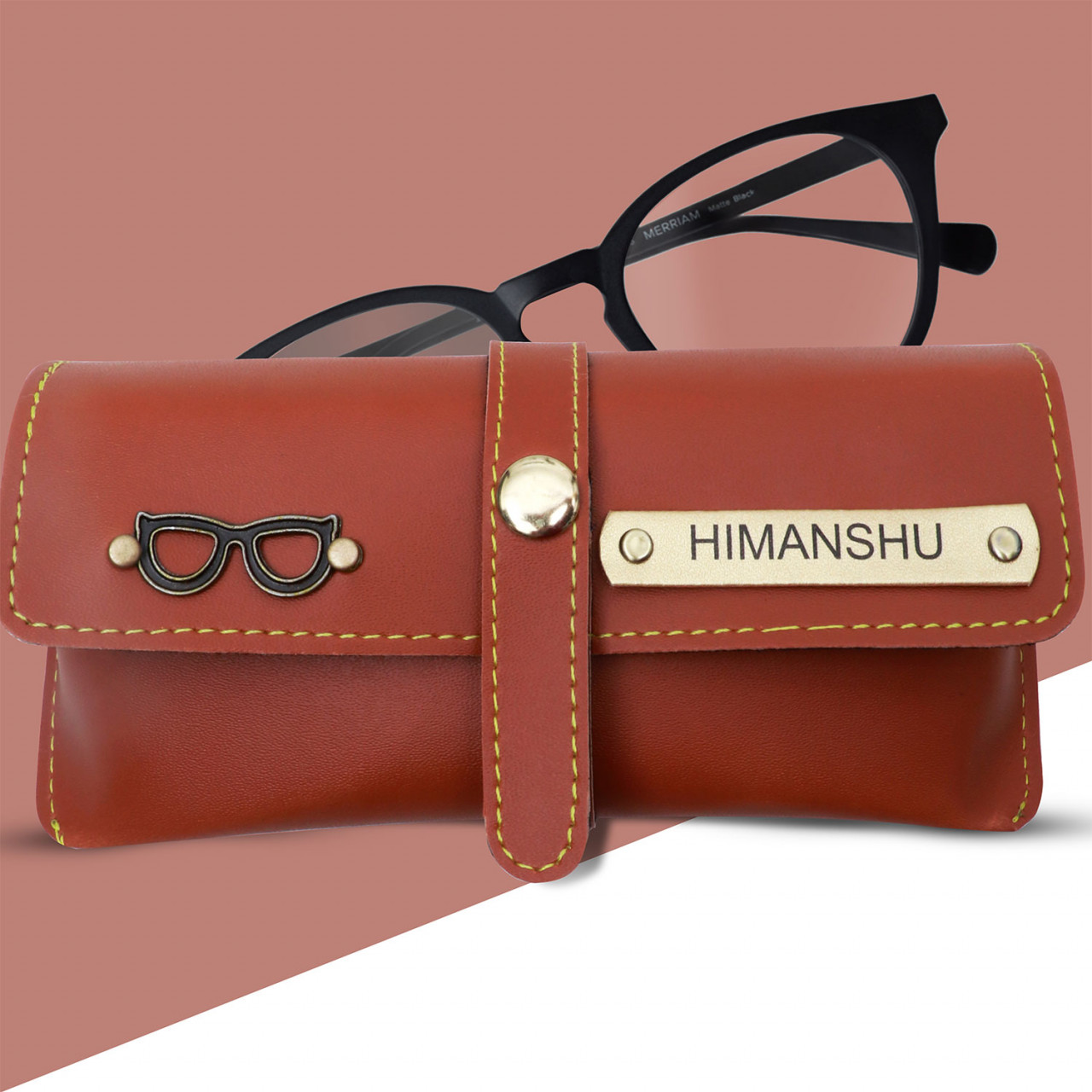 Personalized Eyewear Case With Name & Charm