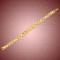 Personalized Golden Bracelet Style Rakhi With Name