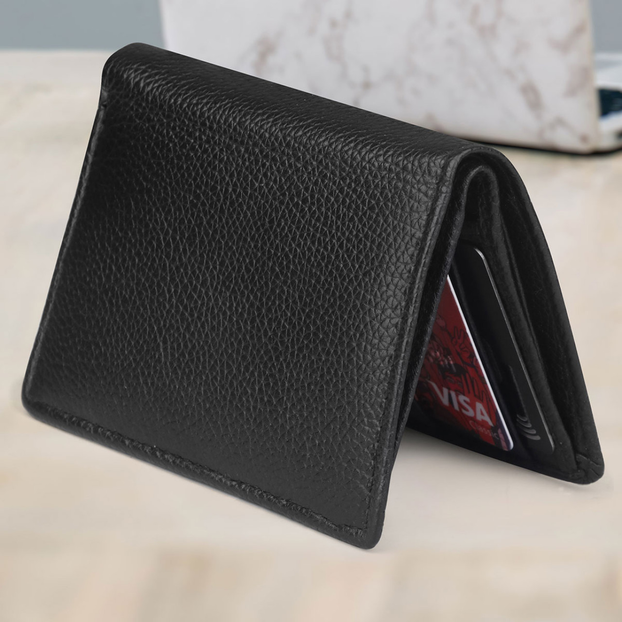 Premium Leather Wallet With RFID Theft Protection